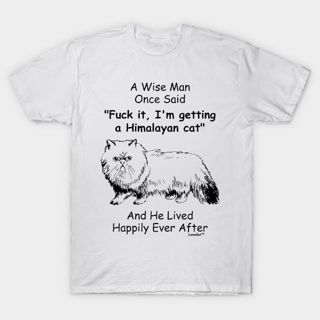 Funny Himalayan cat Gift for Men T-Shirt by Khang_Vu